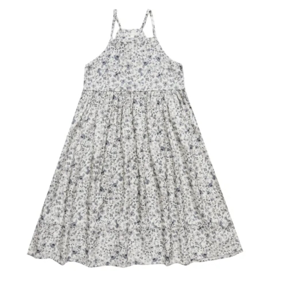 Rylee + Cru- Blue Floral Ava Dress- Size 12-14 yrs-NWT